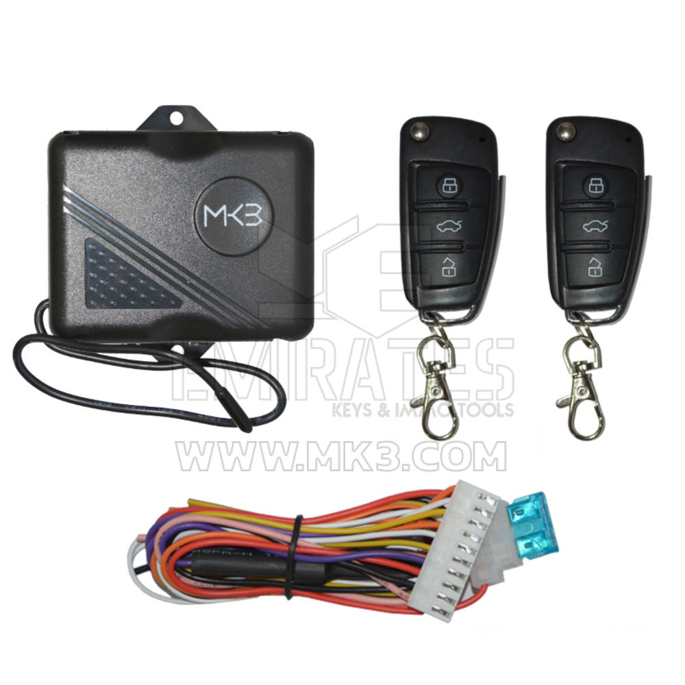 Sistema de entrada sin llave Audi Flip 3 botones modelo FK116