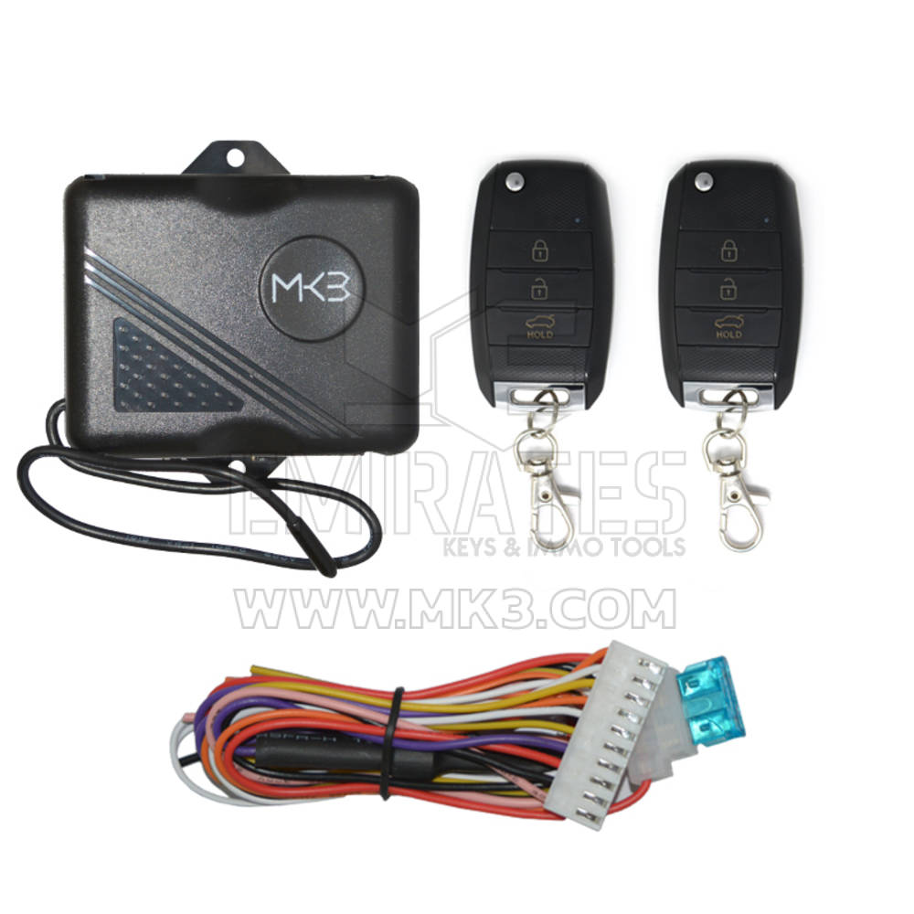 Sistema de entrada sin llave KIA Flip 3 botones modelo FK123