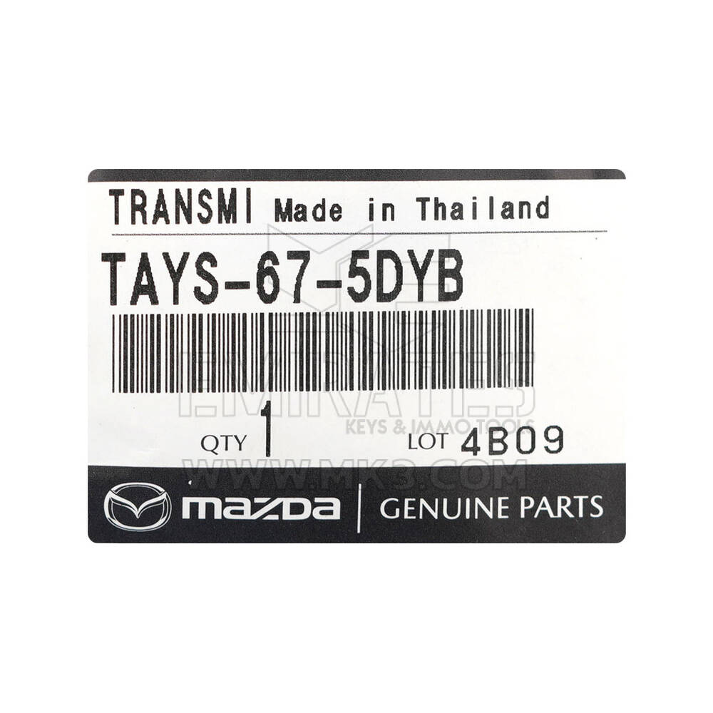 New Mazda CX-5 2020-2023 Genuine / OEM Smart Remote Key 2+1 Buttons 433MHz OEM Part Number: TAYS-67-5DYB  | Emirates Keys