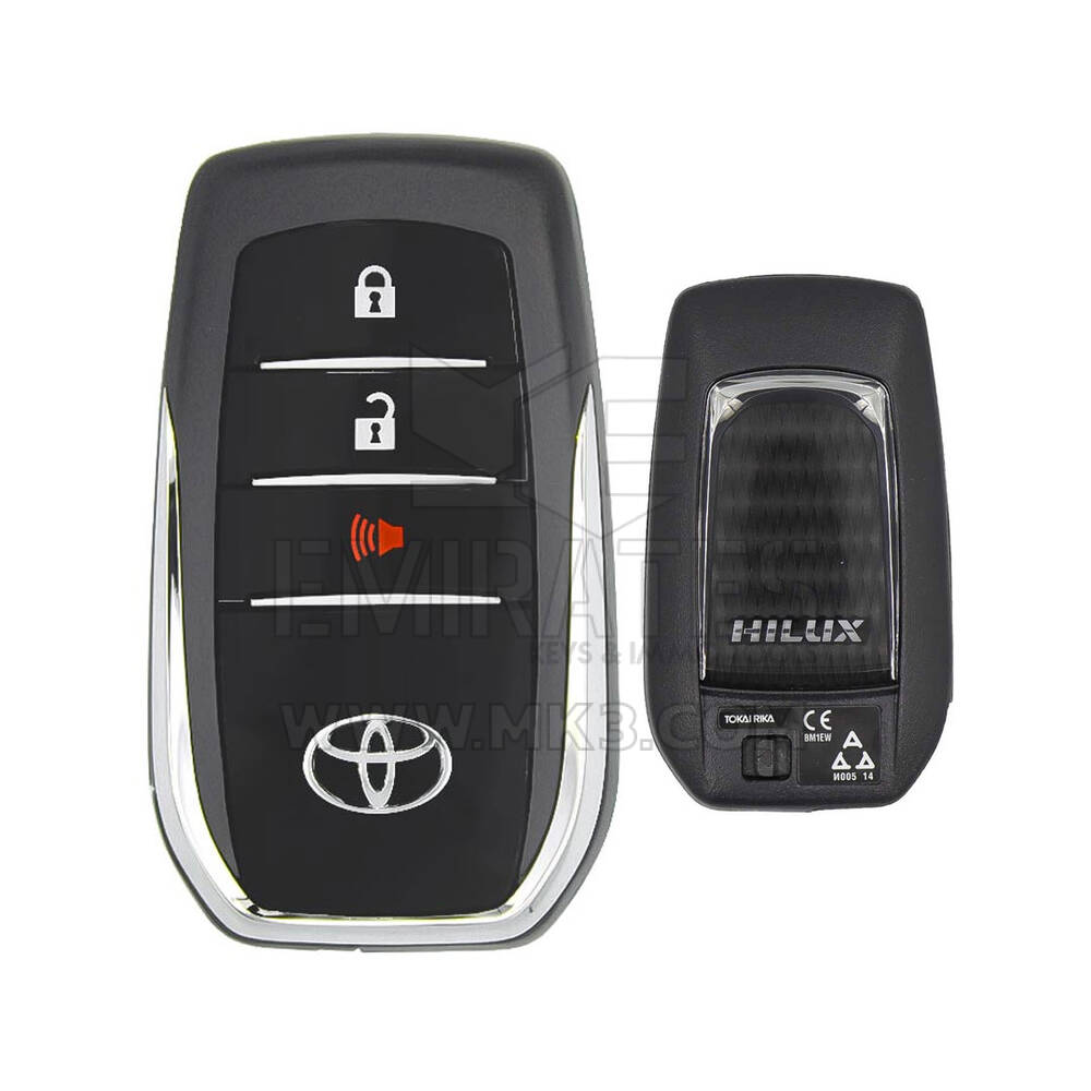 Chave remota inteligente original Toyota Hilux 2016-2023 433MHz 89904-0K061 / 89904-0K490