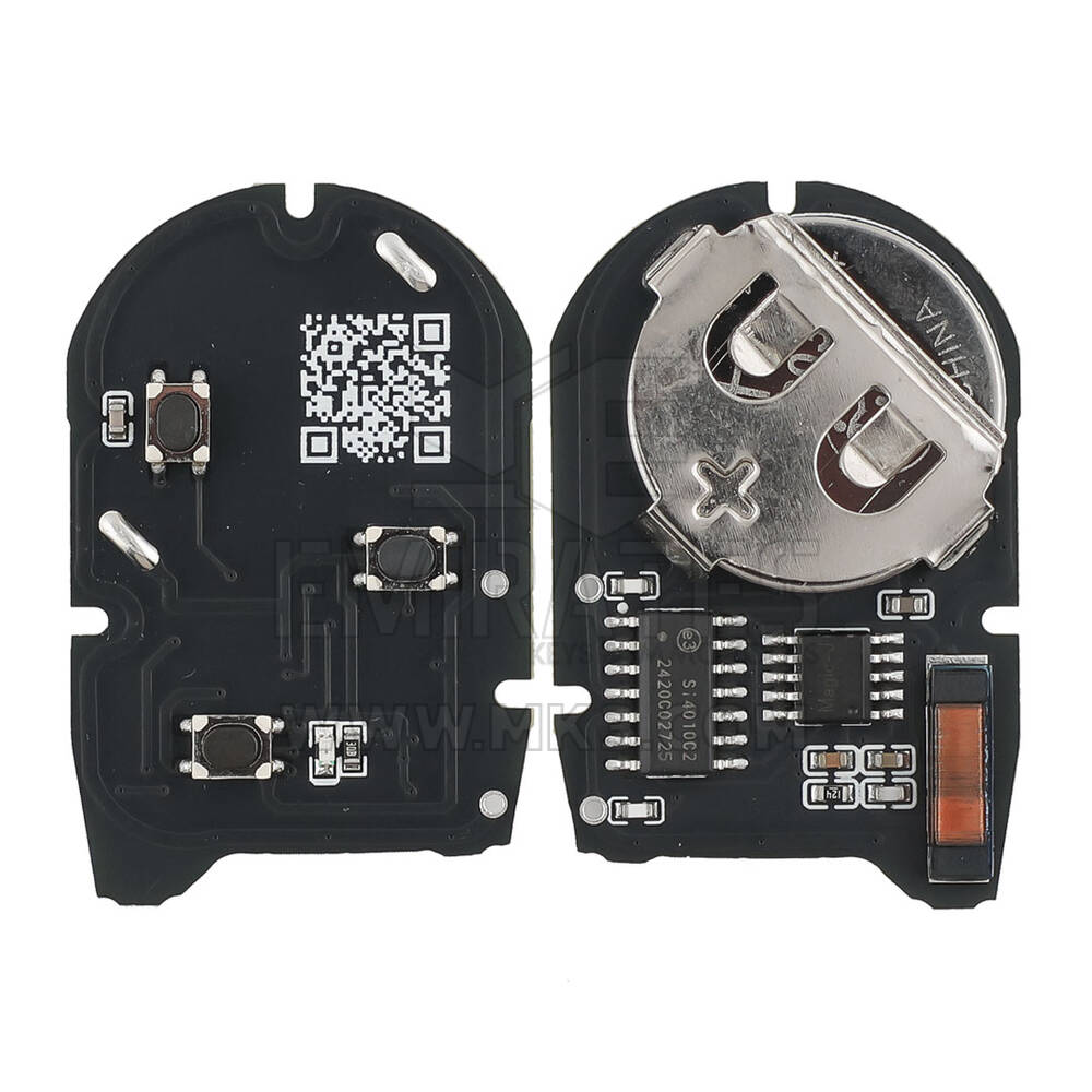 Новый неоригинальный ключ Ford Blue с тремя кнопками, 433 МГц, ID транспондера: Texas Crypto TX/CR 4D 63/6F — совместимый номер детали: 1499172 / 1721051 | Emirates Keys