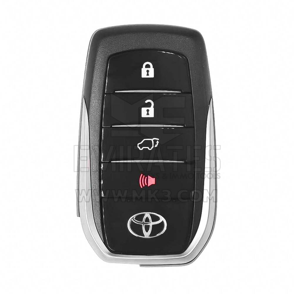 Controle Remoto Original Toyota Fortuner SW4 com 4 Botões e 433MHz | MK3