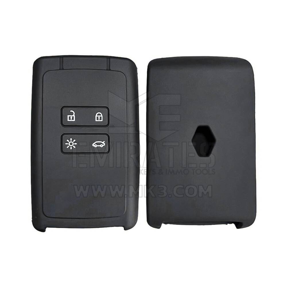 Coque en silicone pour clé de carte à puce REN Megane4 Talisman 4 boutons