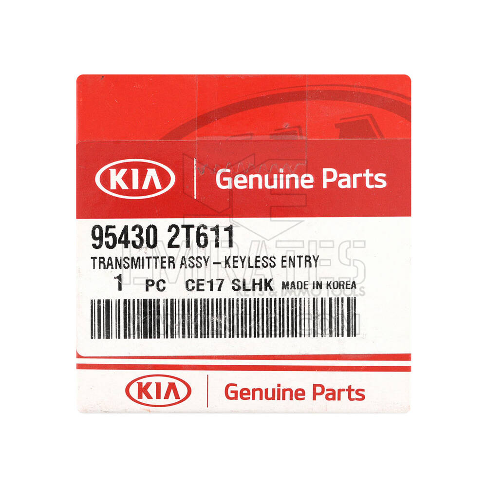 New Kia Optima 2012 Genuine / OEM Flip Remote Key 3 Buttons 433MHz OEM Part Number: 95430-2T611 / 95430-2T610 | Emirates Keys