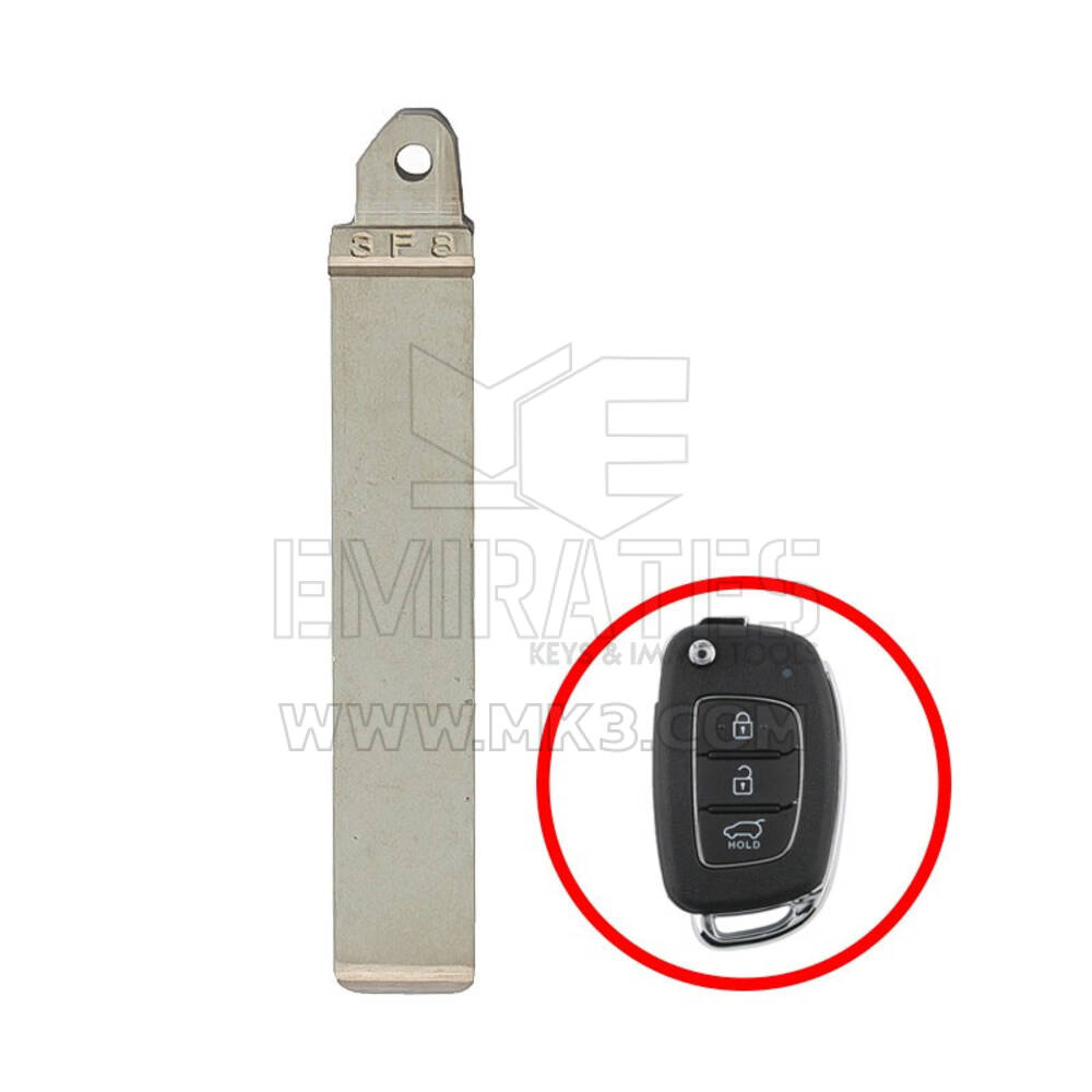 Hyundai Ioniq 2016 Genuine Flip Remote Key Blade 81996-G2000