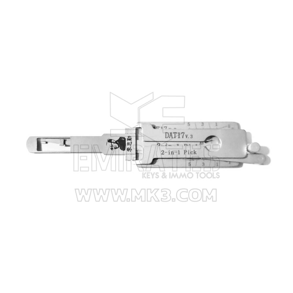 Оригинальный инструмент Lishi 2-в-1 Pick Decoder DAT17 для Subaru Nissan 10 Cuts 4 Tracks