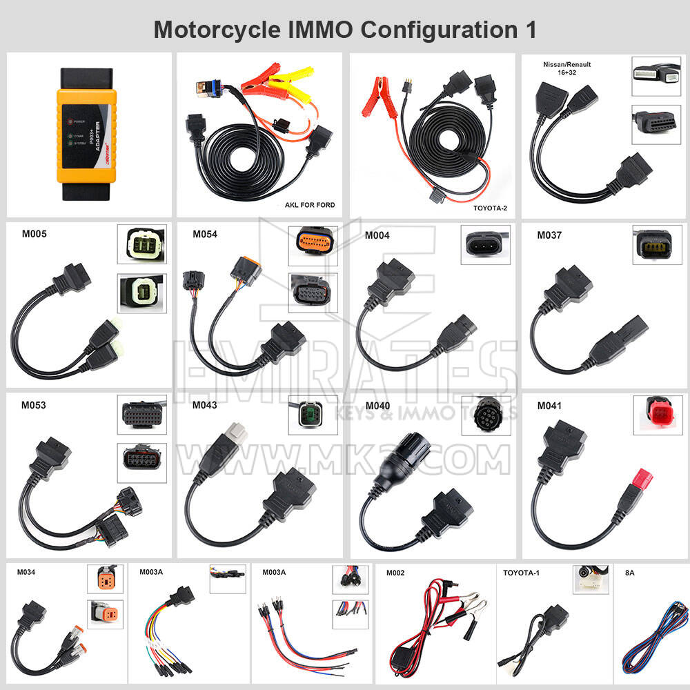 Configurazione 1 del kit OBDStar MOTO Immo