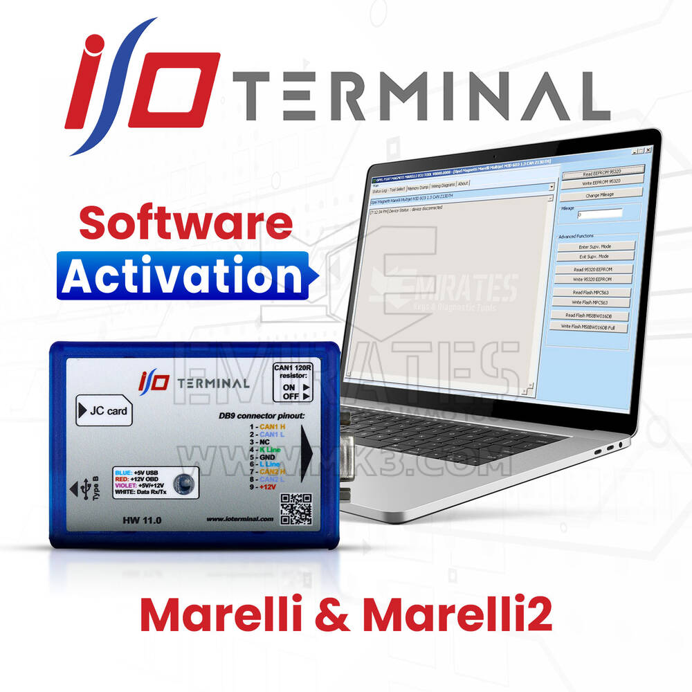 I/O Terminal Multi Tool Marelli & Marelli2 Activation