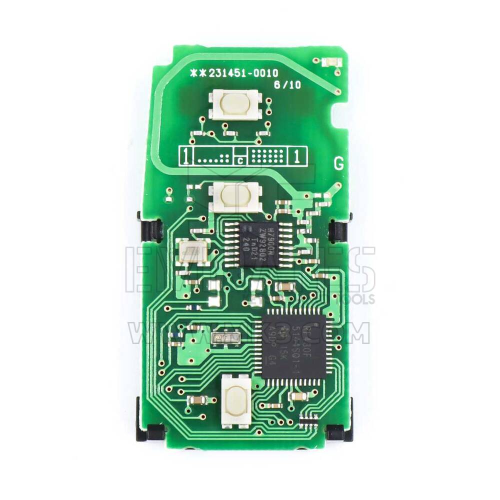 Usado Toyota Tundra Sequoia 2021-2023 Original Smart Remote Key 2+1 Botões 315MHz Número da peça OEM: 89904-0C050 / 89904-35060, FCC ID: HYQ14FBB