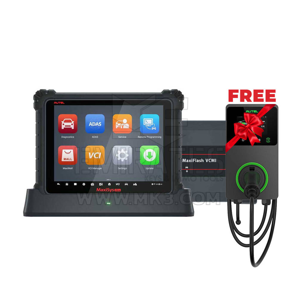 Autel MaxiSys Ultra OBD2/CAN Diagnostic Tool + FREE Autel MaxiCharger AC Wallbox EU AC W22 Bundle