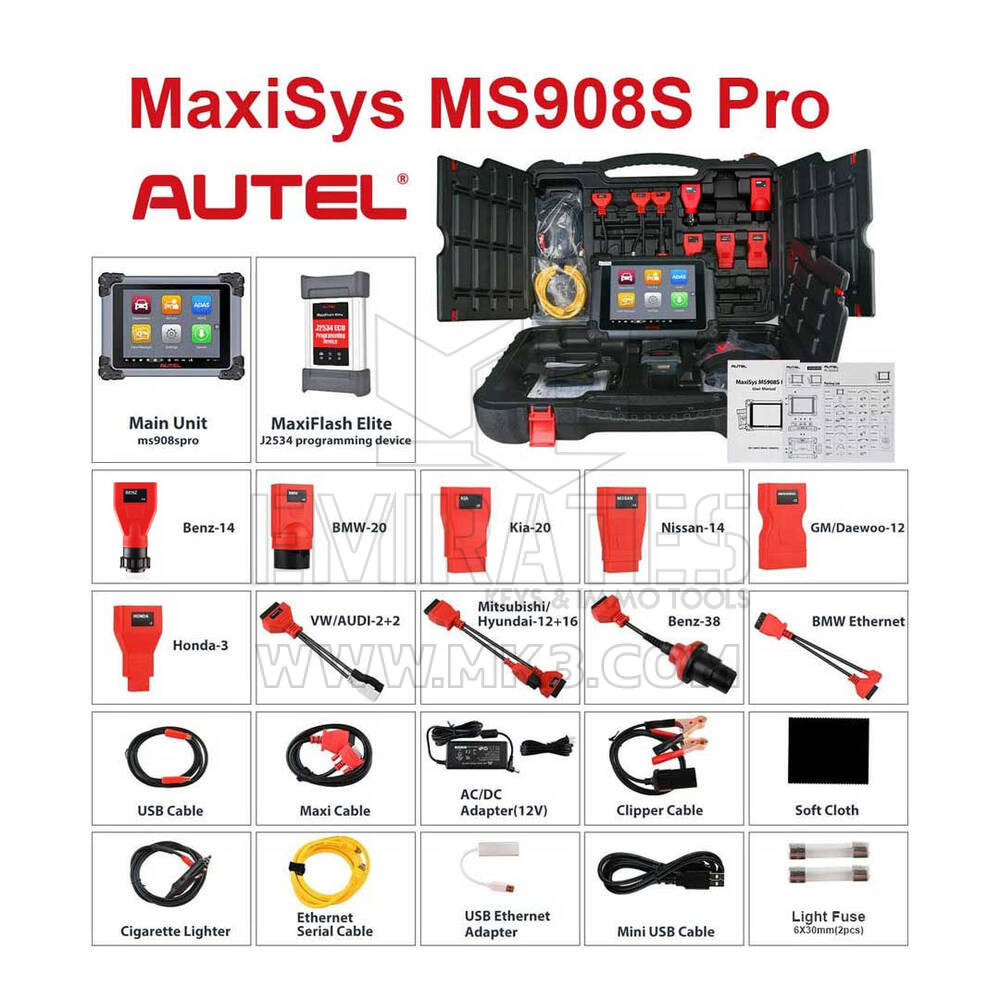 Autel MaxiSys MS908S Pro Auto Diagnostic Coding and J2534 ECU Programming