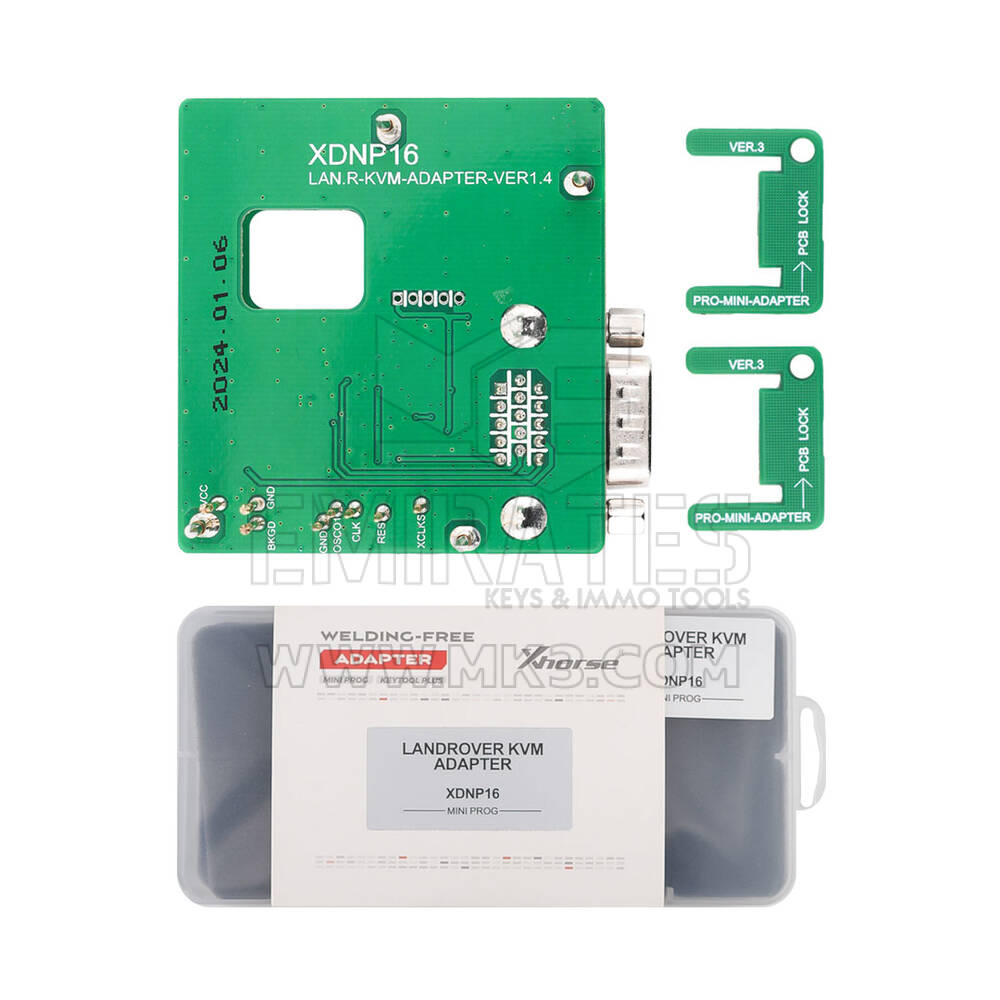 محول Xhorse XDNP16 Land Rover KVM الخالي من اللحام لـ VVDI Prog وMini Prog وKey Tool Plus