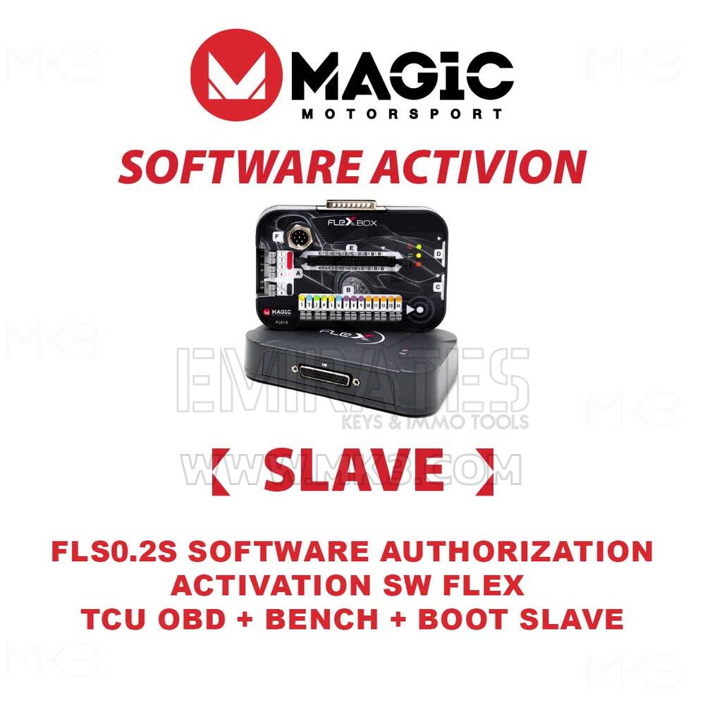 MAGIC MOTORSPORT FLS0.2S Software Authorization Activation SW Flex TCU OBD + Bench + Boot Slave