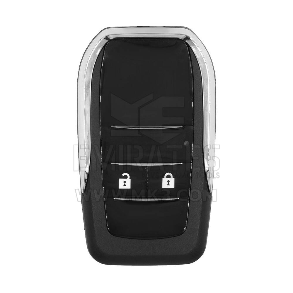 Coque de clé télécommande Toyota Flip 2 boutons modifiés horizontaux | MK3