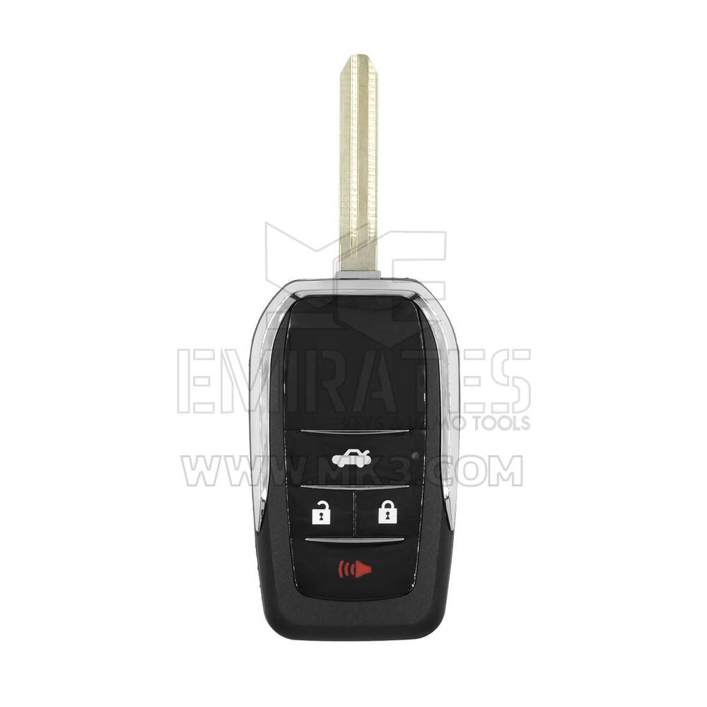 New Aftermarket Toyota Flip Remote Key Shell 3+1 Buttons Modified Horizontal Type High Quality Best Price | Emirates Keys