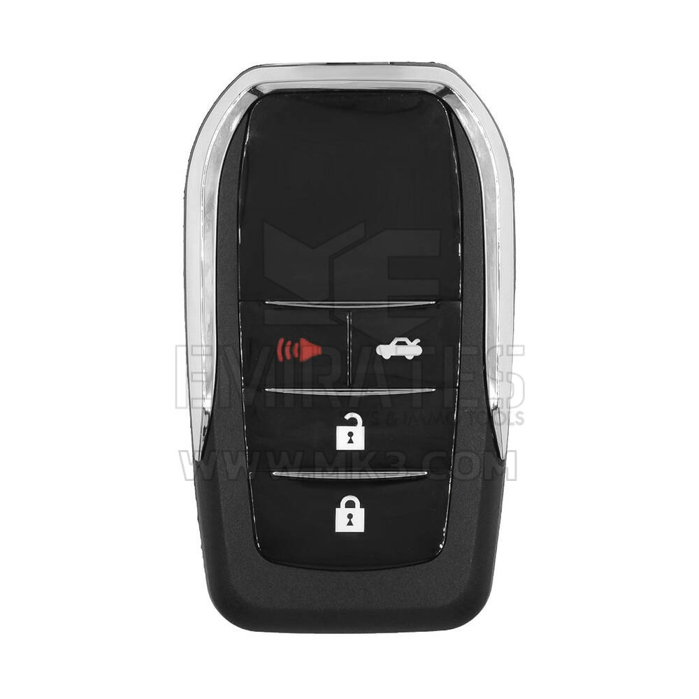 Coque de clé télécommande Toyota Flip 3+1 boutons modifiés verticaux | MK3