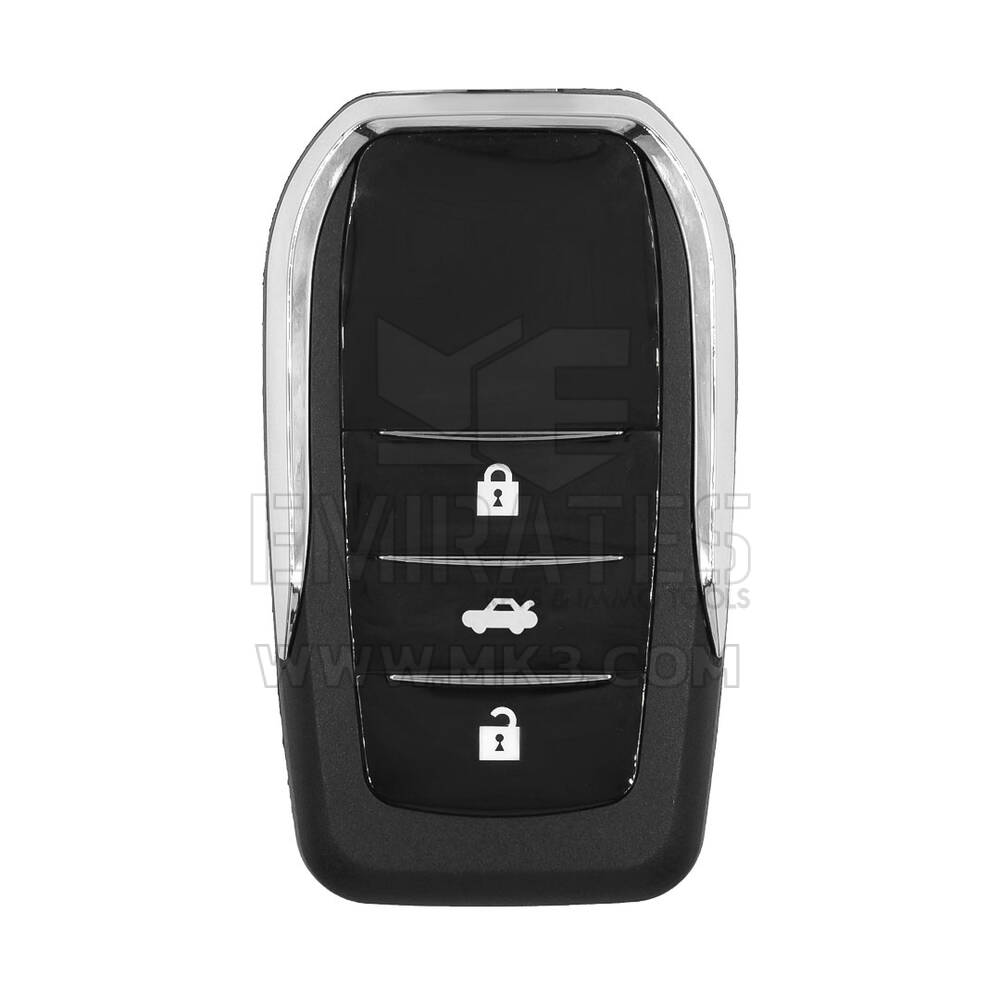 Coque de clé télécommande Toyota Flip 3 boutons, lame TOY48 modifiée