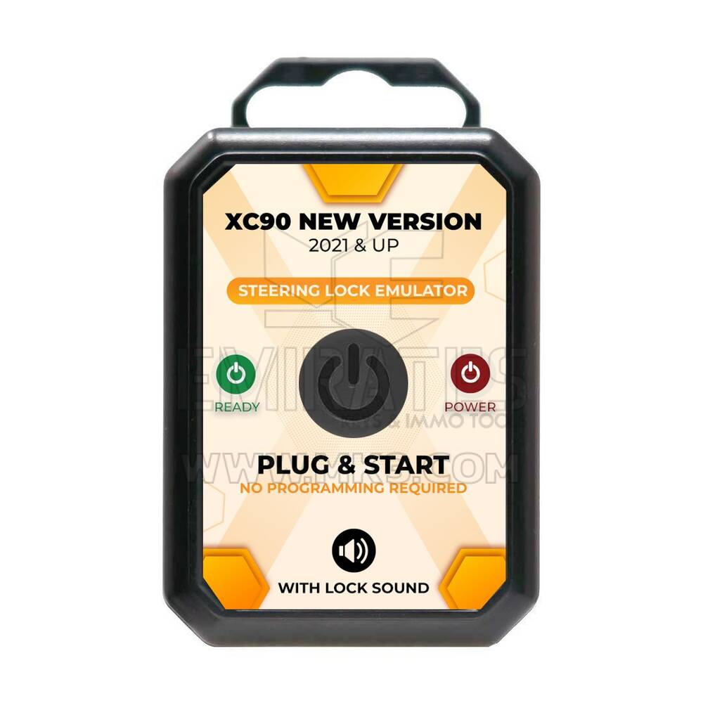 New Volvo XC90 - V60 - XC60 New Version 2021 & UP Steering Lock Emulator Simulator With Lock Sound No Programming Required | Emirates Keys