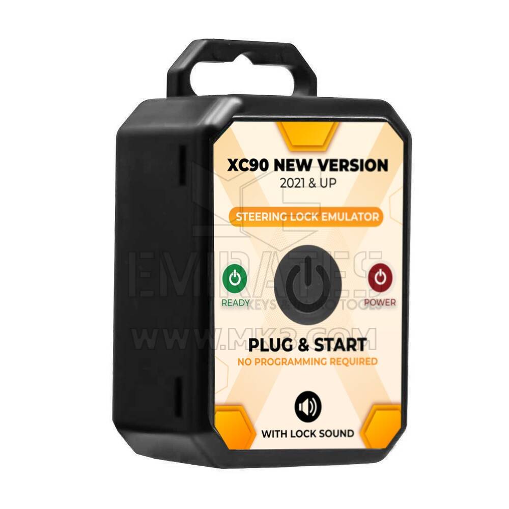 New Volvo XC90 New Version 2021 & UP Steering Lock Emulator Simulator With Lock Sound No Programming Required | Emirates Keys