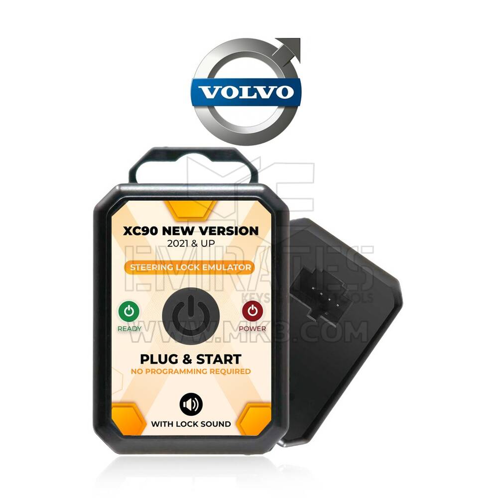 Volvo XC90 -S90 - V60 - XC60 New Version 2021 & UP Steering Lock Emulator Simulator With Lock Sound