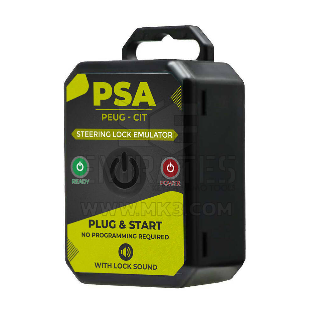New PSA Peugeot Citroen 2011 and Up Steering Lock Emulator Simulator With Lock Sound For PSA Cars With Electronic Steering Column Lock (ESCL), FT-CAN, 2011 And Up | Emirates Keys