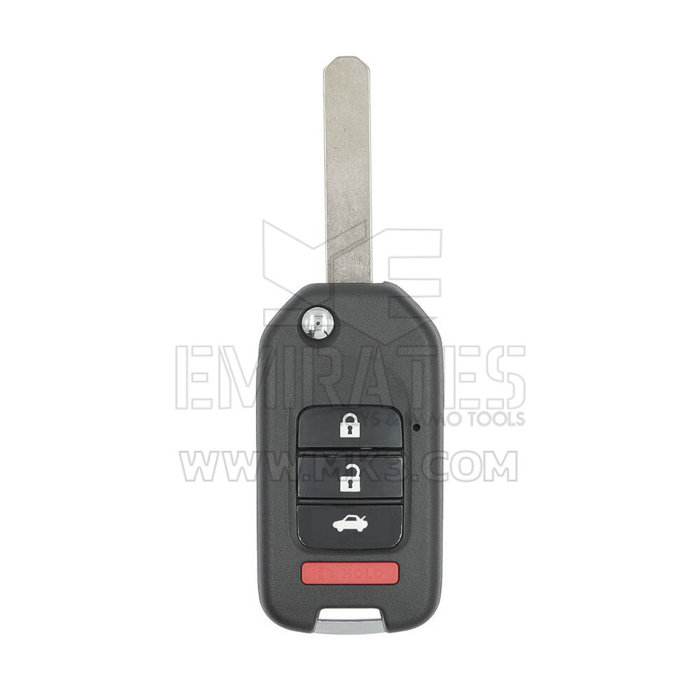 New Aftermarket Honda Flip Remote Key Shell 3+1 Button Panic Blade High Quality Best Price | Emirates Keys