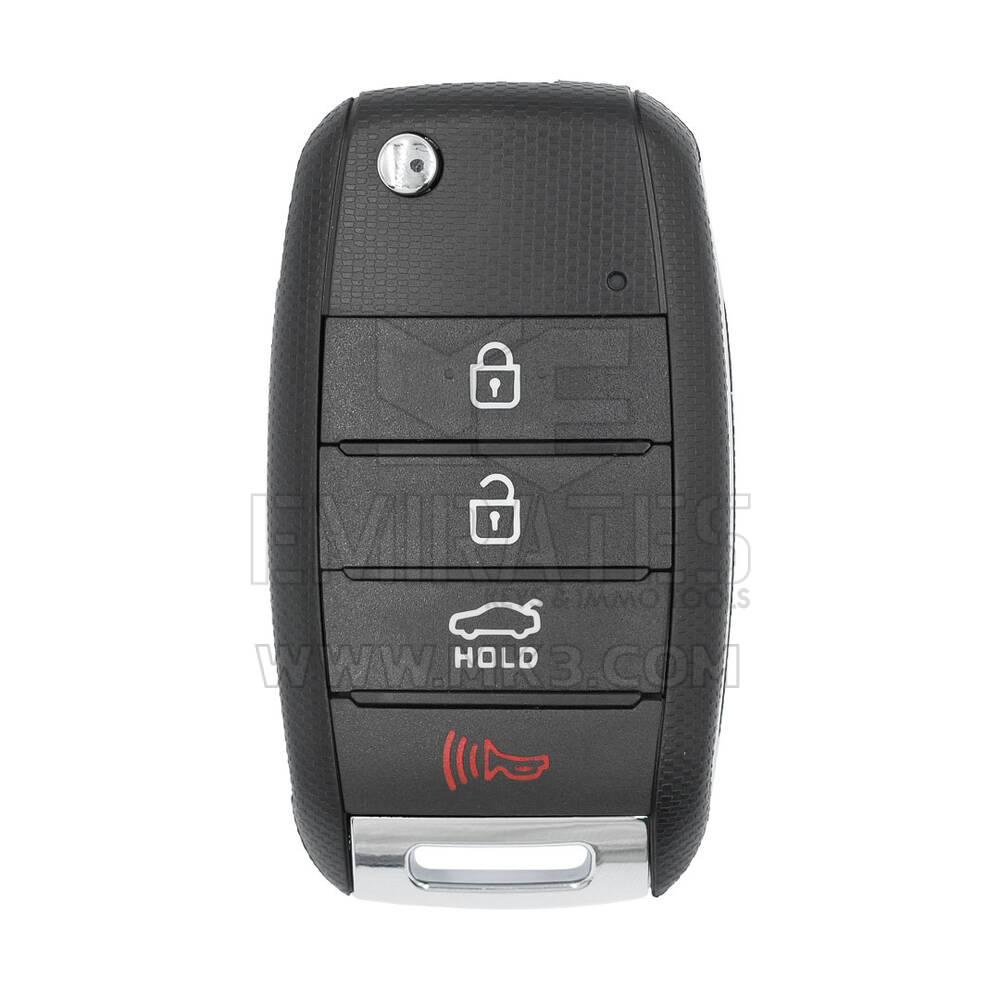 Kia 2015 Coque de clé télécommande rabattable 3+1 boutons TOY48 Blade Berline