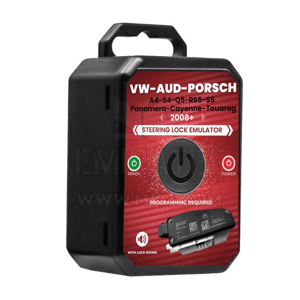 New VW Touareg - Audi A4 / S4 / Q5 / RS5 / S5 - Porsche Panamera / Cayenne 2008+ Steering Lock Emulator Simulator With Lock Sound Plug and Start ( Programming Required ) | Emirates Keys