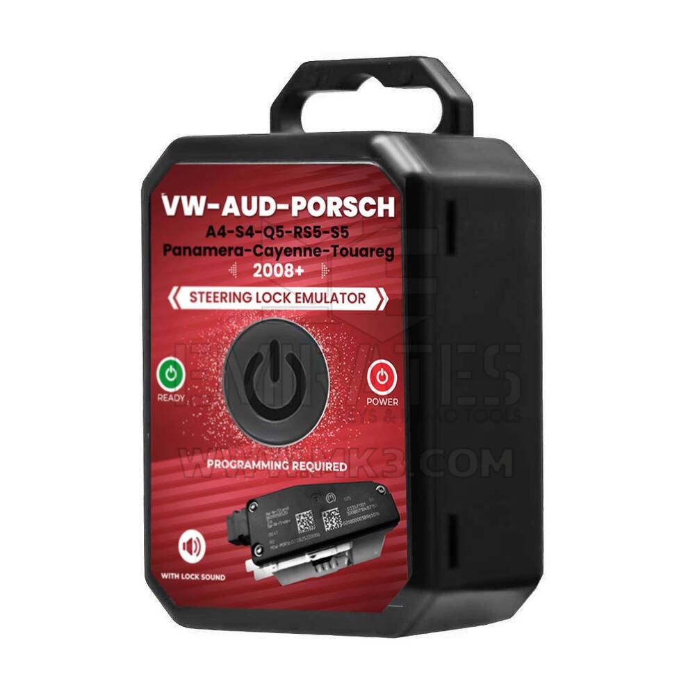 New VW Touareg - Audi A4 / S4 / Q5 / RS5 / S5 - Porsche Panamera / Cayenne 2008+ Steering Lock Emulator Simulator With Lock Sound Plug and Start ( Programming Required ) | Emirates Keys