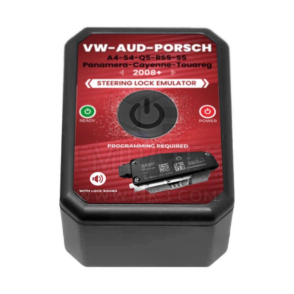 New VW Touareg - Audi A4 / S4 / Q5 / RS5 / S5 - Porsche Panamera / Cayenne 2008+ Steering Lock Emulator Simulator With Lock Sound Plug and Start ( Programming Required ) | Emirates Keys