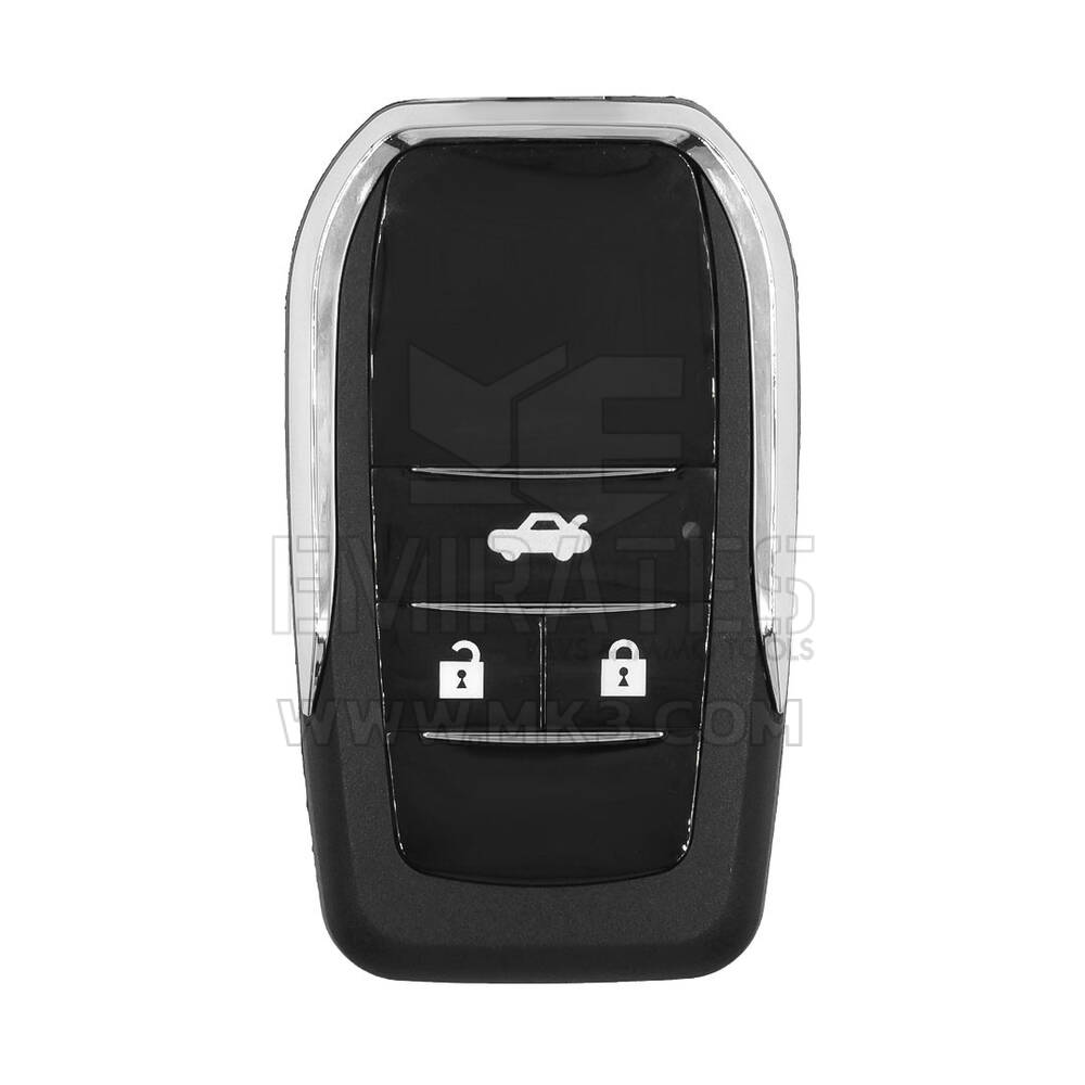 Coque de clé télécommande Toyota Flip 3 boutons modifiés horizontaux | MK3