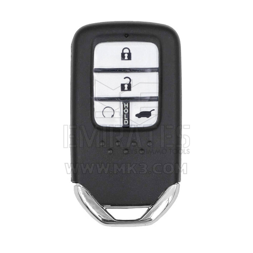 Coque de clé télécommande intelligente Honda, 4 boutons, coffre de SUV