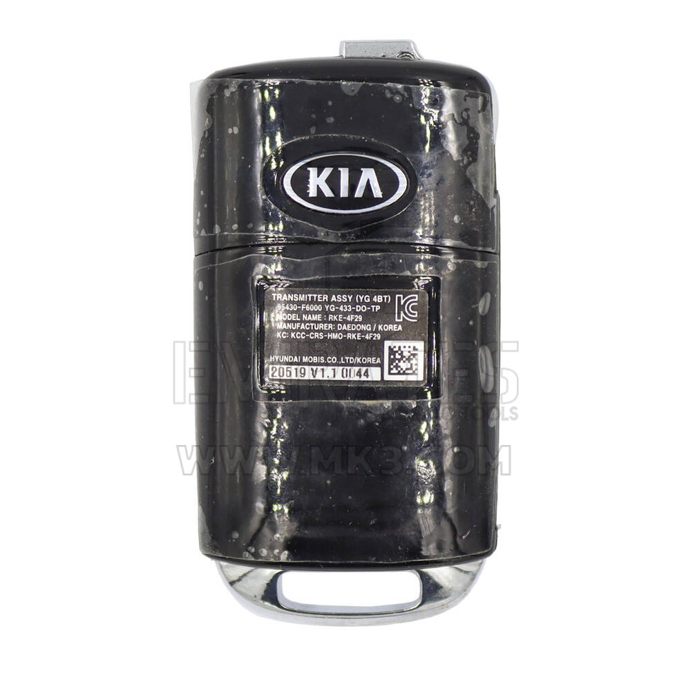 Chave Remota Flip Original KIA Cadenza 95430-F6000 | MK3