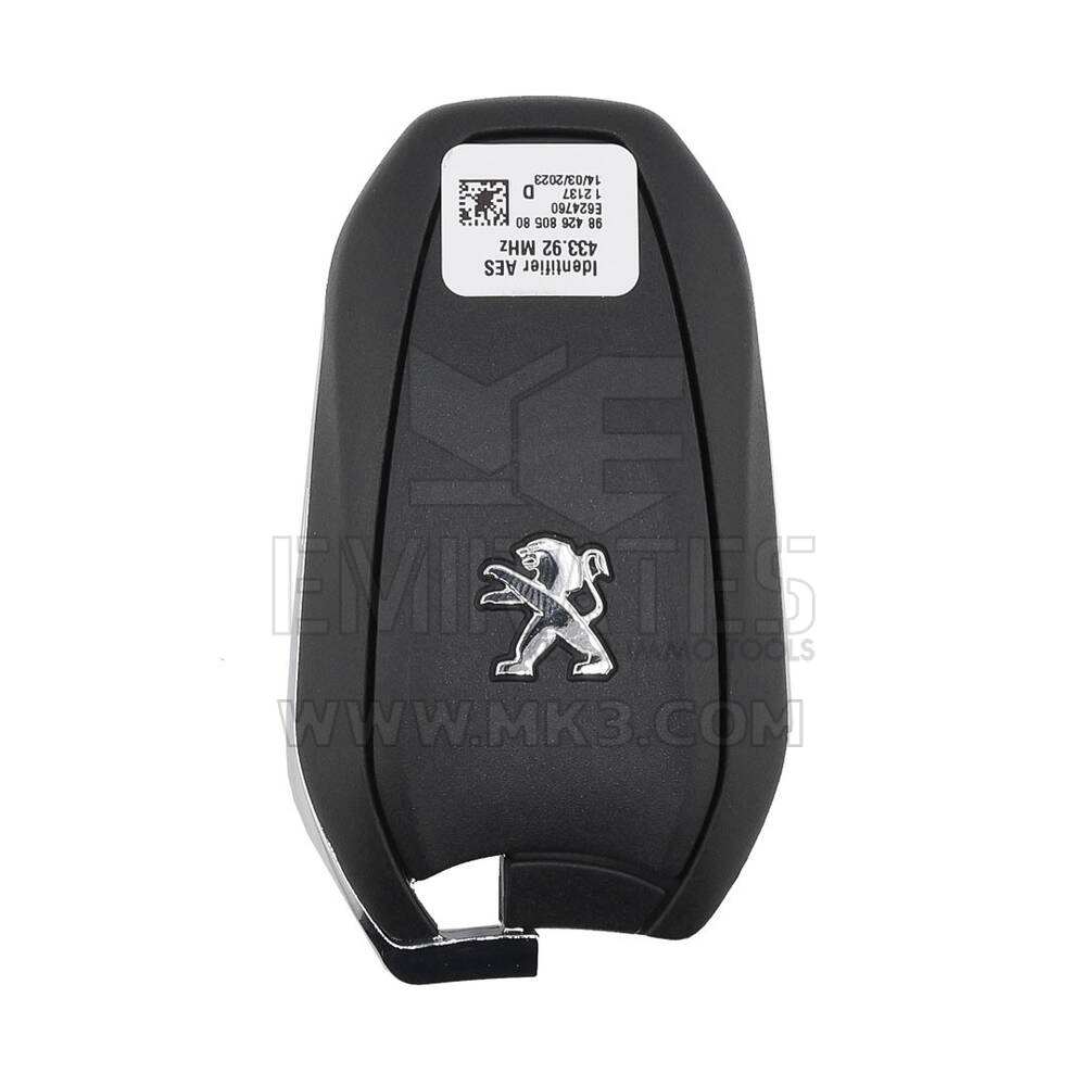 Peugeot 3008 2023 Original Smart Remote Key 3 Buttons Sedan | MK3
