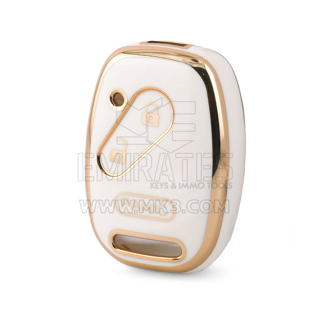 Nano – couvercle de haute qualité pour clé télécommande Honda, 3 boutons, couleur blanche, HD-J11J3B