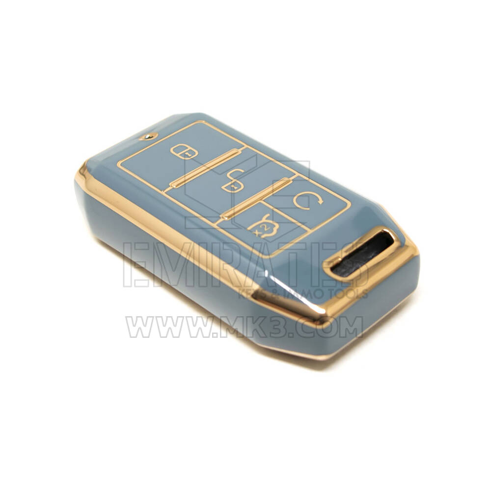 New Aftermarket Nano High Quality Cover For BYD Remote Key 4 Buttons Gray Color BYD-C11J | Emirates Keys