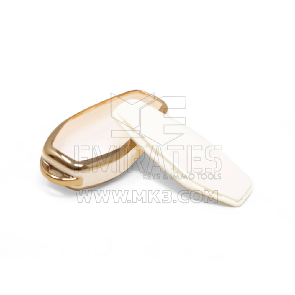 New Aftermarket Nano High Quality Cover For BYD Remote Key 4 Buttons White Color BYD-D11J | Emirates Keys