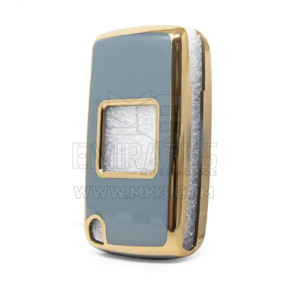 Capa Nano para chave remota Peugeot 3 botões cinza PG-D11J3 | MK3
