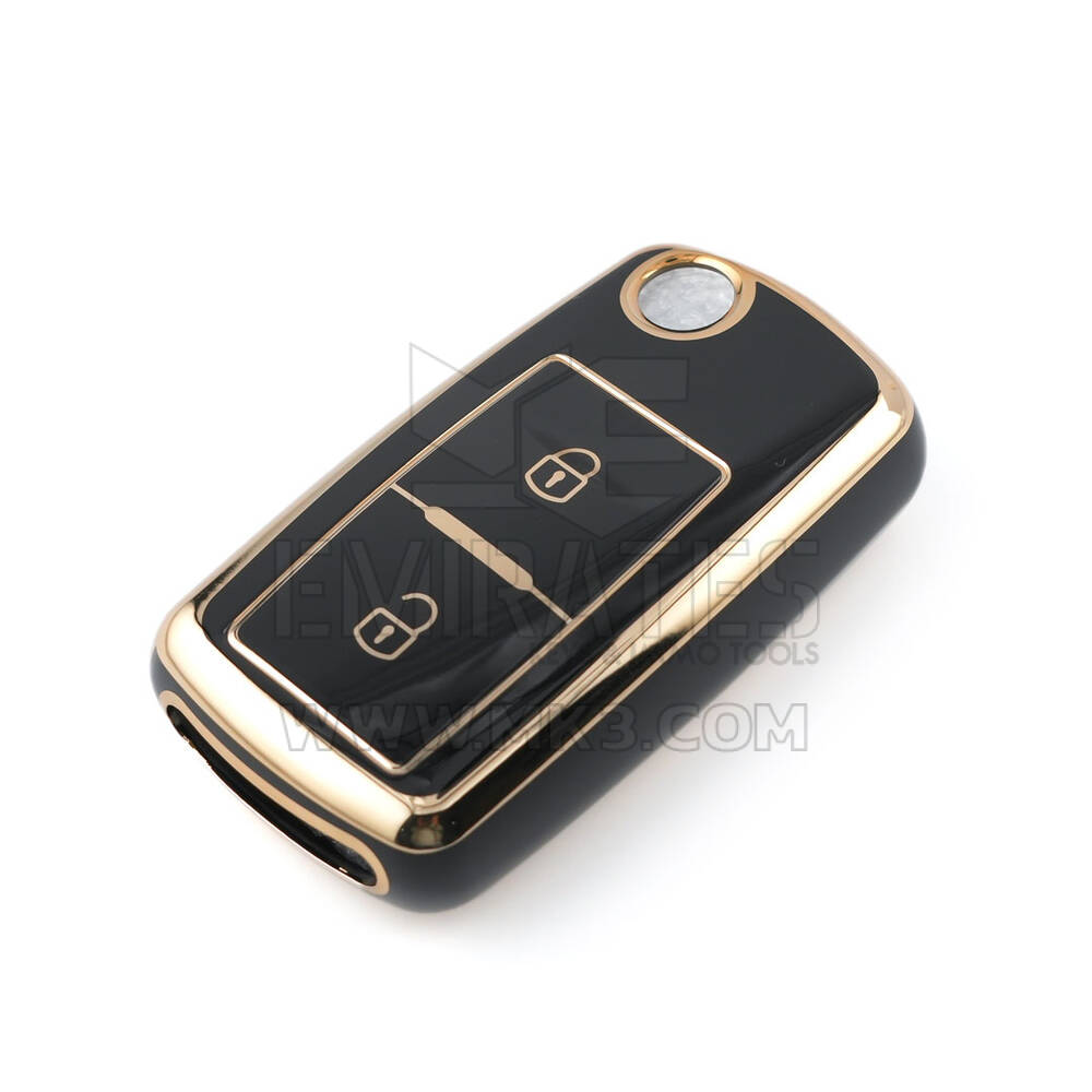 New Aftermarket Nano High Quality Cover For Volkswagen Smart Remote Key 2 Buttons Black Color VW-A11J2 | Emirates Keys