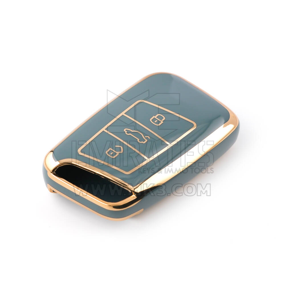 New Aftermarket Nano High Quality Cover For Volkswagen Touran Remote Key 3 Buttons Gray Color VW-D11J | Emirates Keys