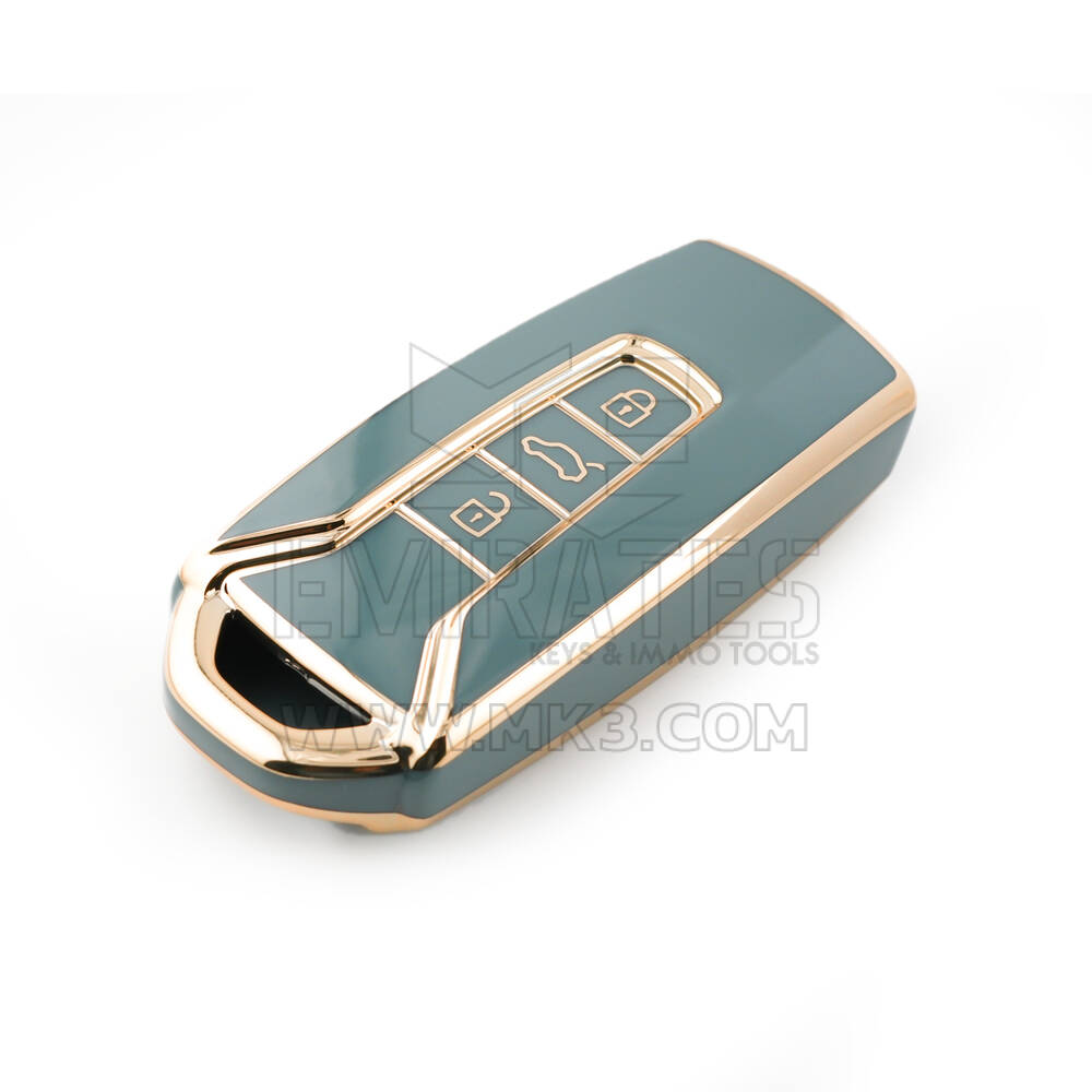 New Aftermarket Nano High Quality Cover For Volkswagen Remote Key 3 Buttons Gray Color VW-H11J | Emirates Keys