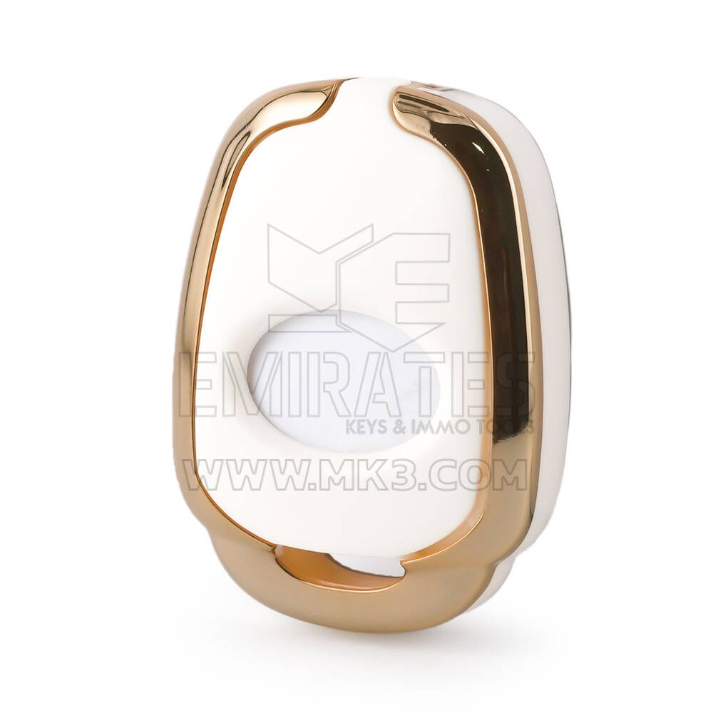 Capa Nano para chave remota Toyota 4 botões branca TYT-E11J4 | MK3