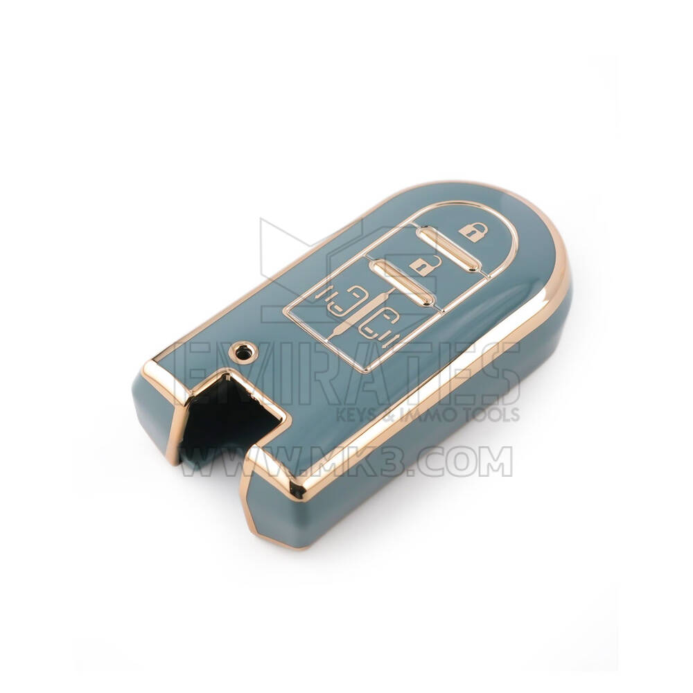 Nova capa nano de reposição de alta qualidade para chave remota Toyota 4 botões cor cinza TYT-G11J4B | Chaves dos Emirados