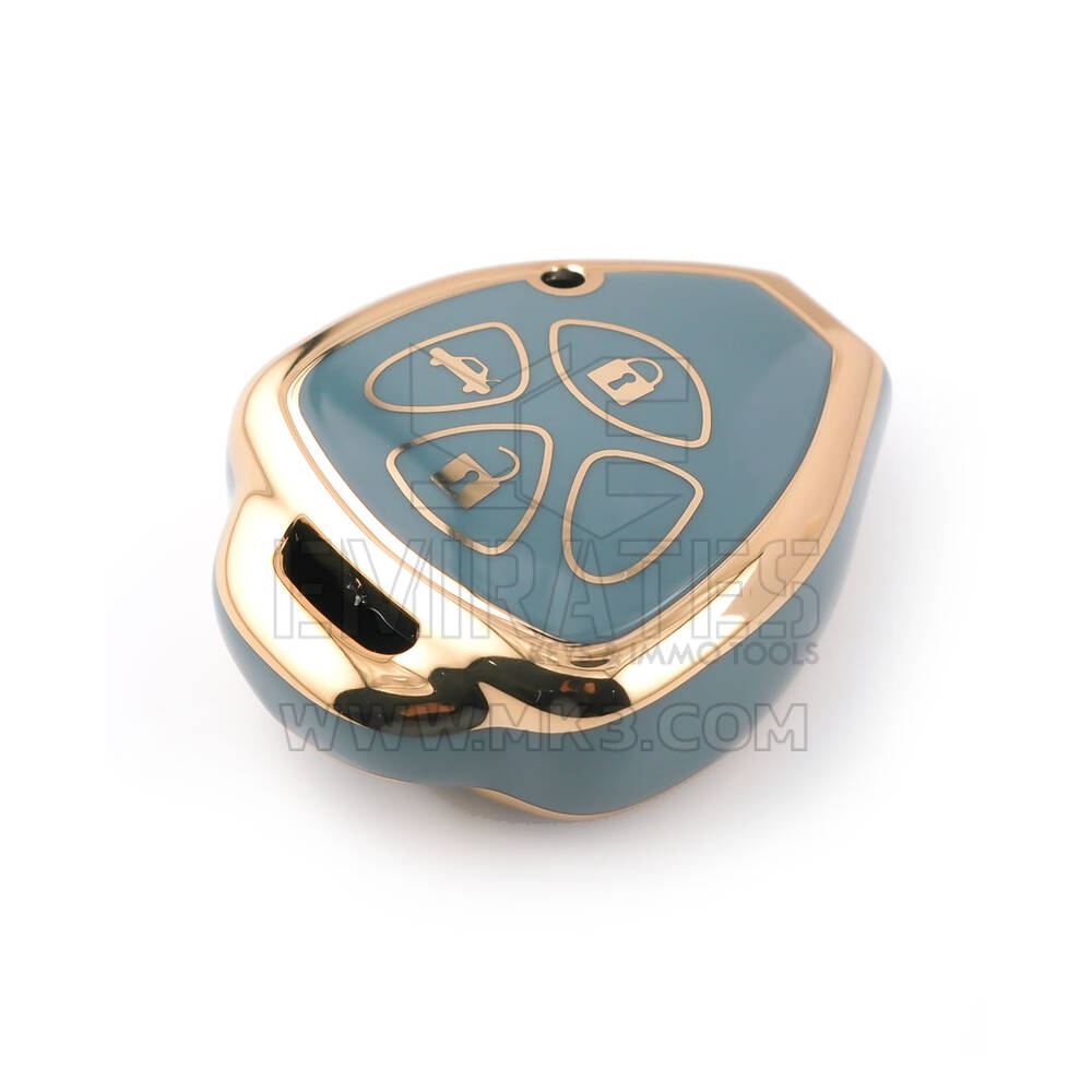 Nova capa nano de reposição de alta qualidade para chave remota Toyota 3 botões cor cinza TYT-K11J3B | Chaves dos Emirados