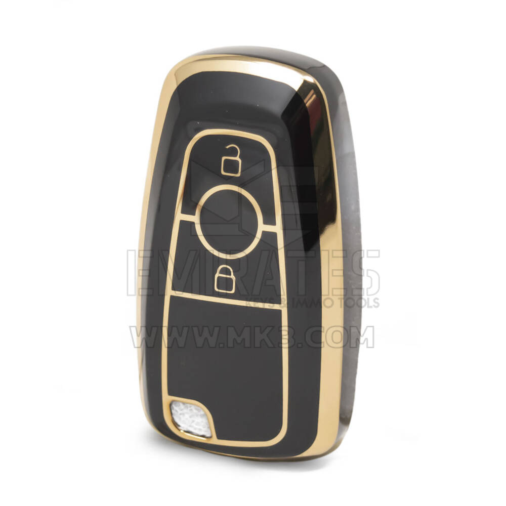 Нано-чехол высокого качества для дистанционного ключа Ford с 2 кнопками черного цвета Ford-B11J2