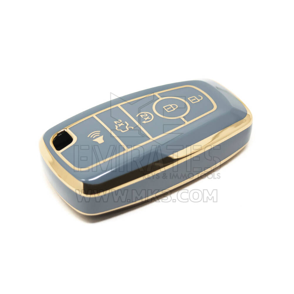 Новый Высококачественный Чехол Aftermarket Nano Для Дистанционного Ключа Ford 5 Кнопок Серого Цвета Ford-B11J5 | Ключи Эмирейтс