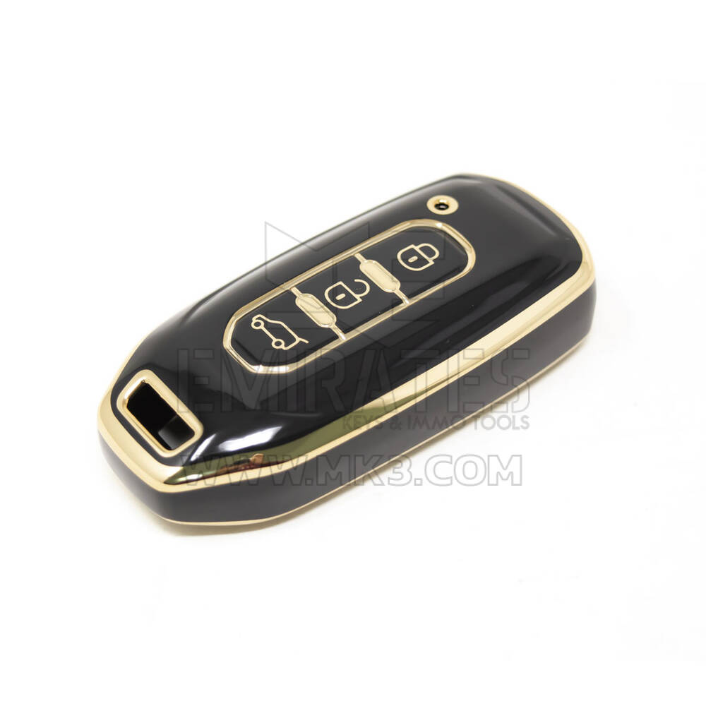 Новый послепродажный чехол Nano высокого качества для дистанционного ключа Ford с 3 кнопками черного цвета Ford-H11J | Ключи Эмирейтс