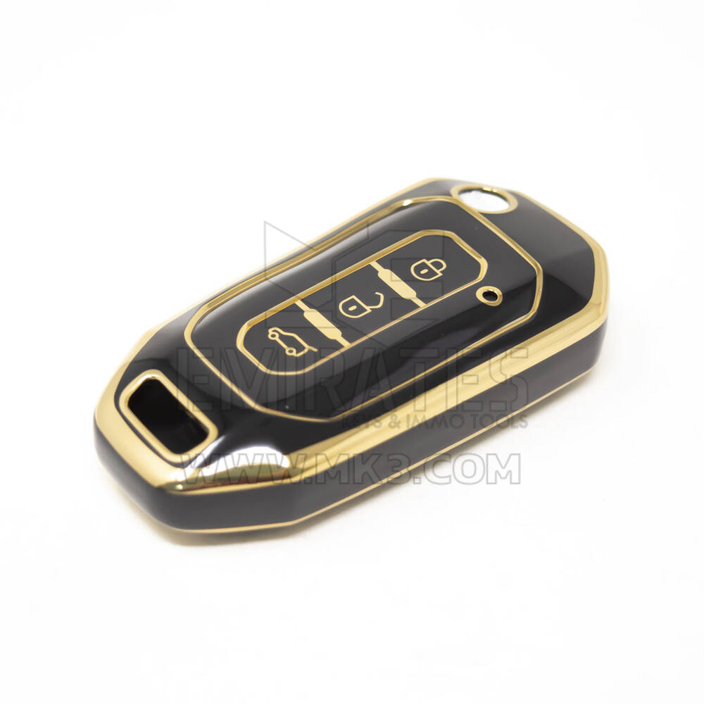 Новый Aftermarket Nano Высококачественный Чехол Для Ford Откидной Дистанционный Ключ 3 Кнопки Черный Цвет Ford-I11J | Ключи Эмирейтс
