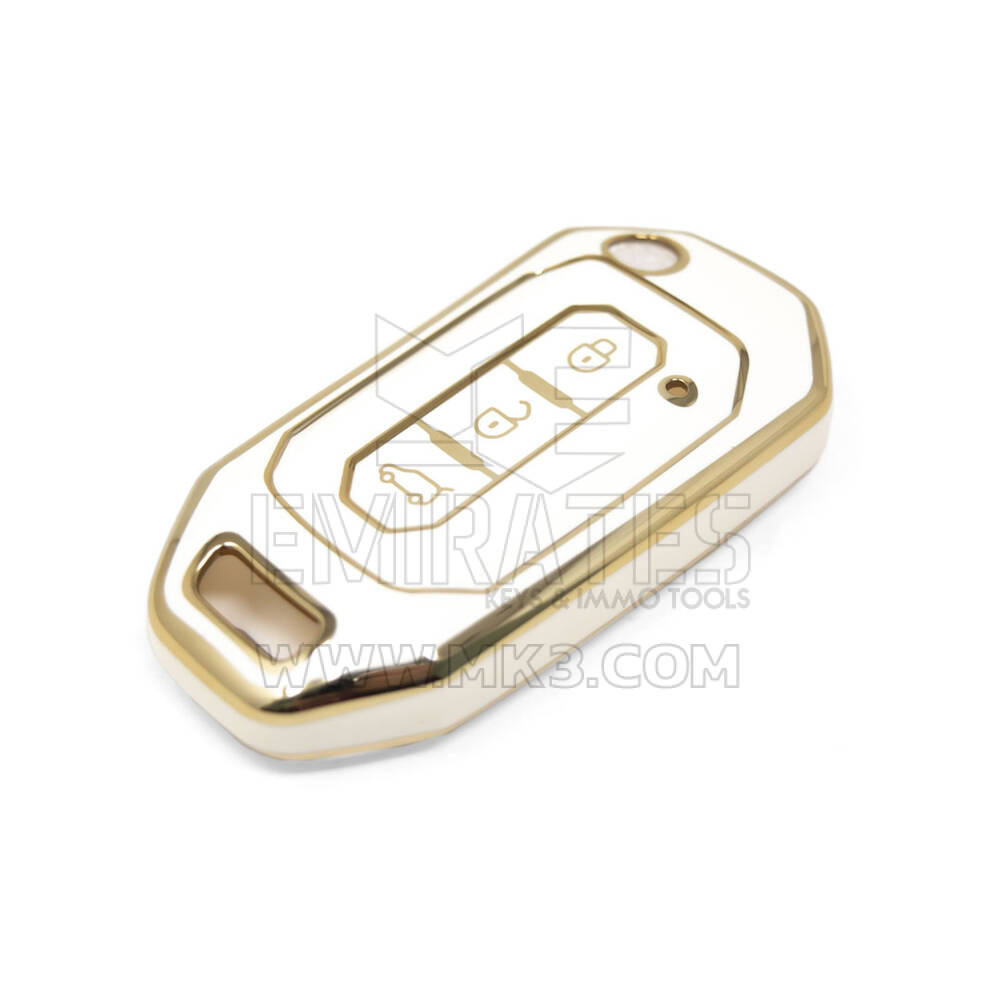 Новый Aftermarket Nano Высококачественный Чехол Для Ford Откидной Дистанционный Ключ 3 Кнопки Белый Цвет Ford-I11J | Ключи Эмирейтс