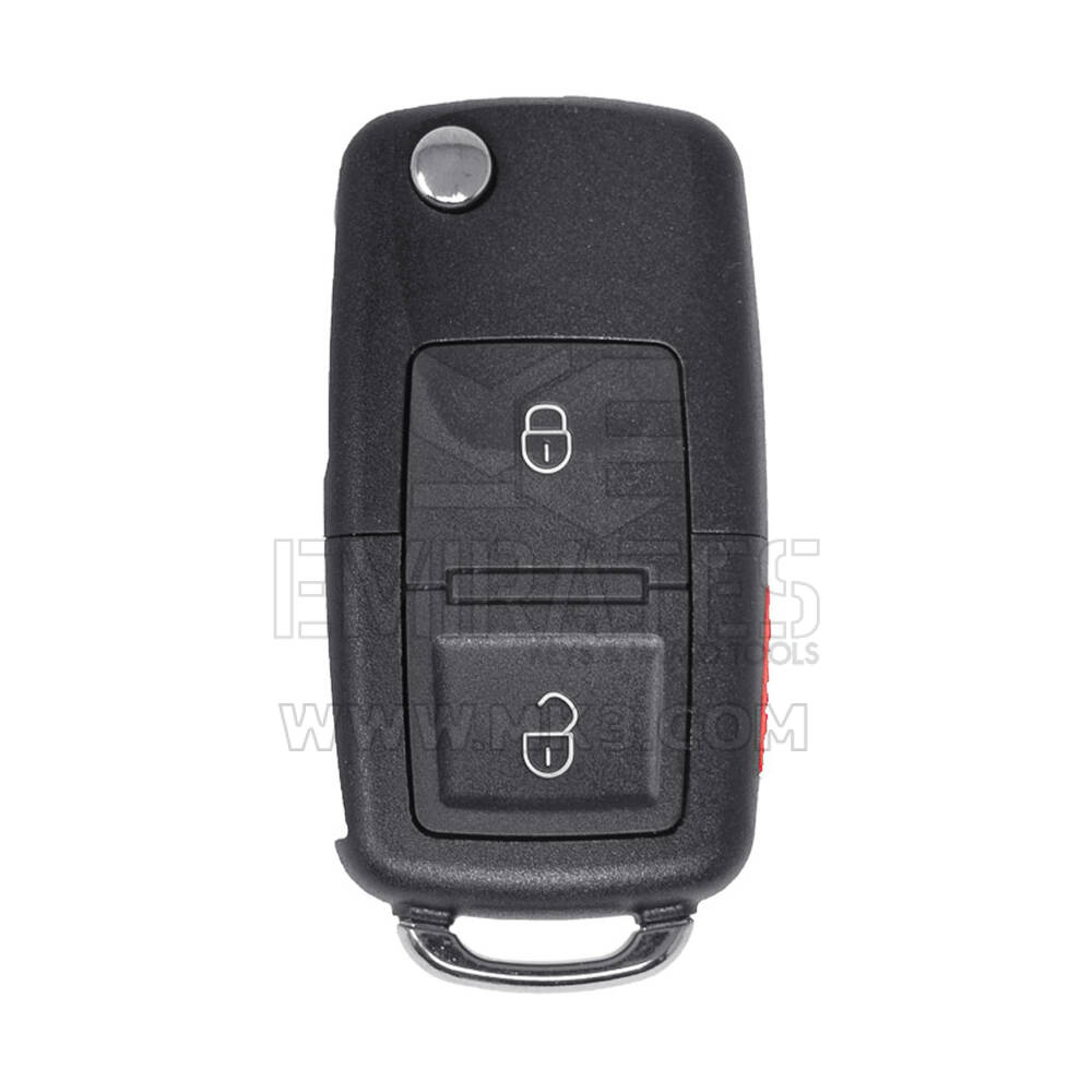 Volkswagen Flip Remote Key Shell 2+1 Buttons with Header